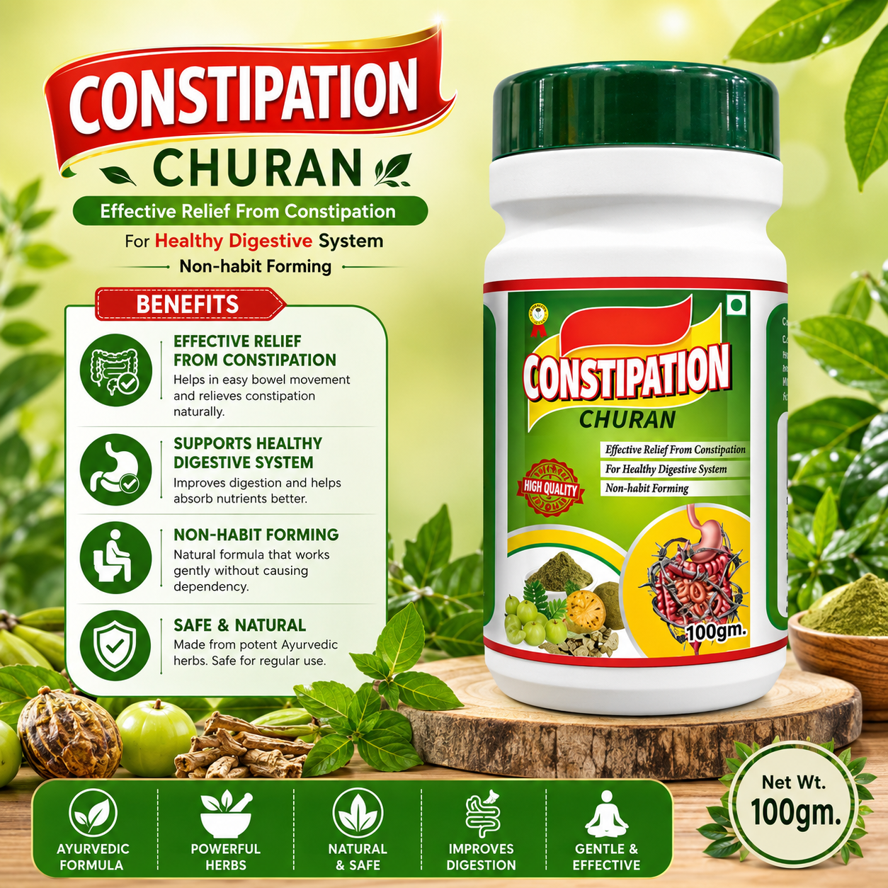 Constipation Churan - Caduceus wellness product